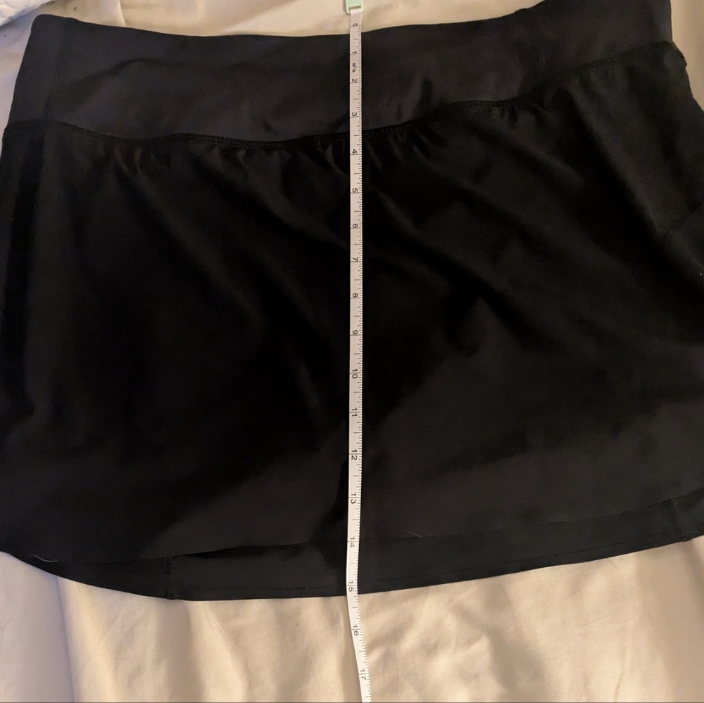 🇺🇸 Athleta Run with it Skort - L - Black - NWOT - Picture 7 of 8